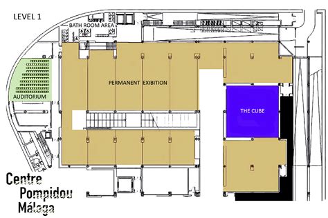 pompidou center floor plan